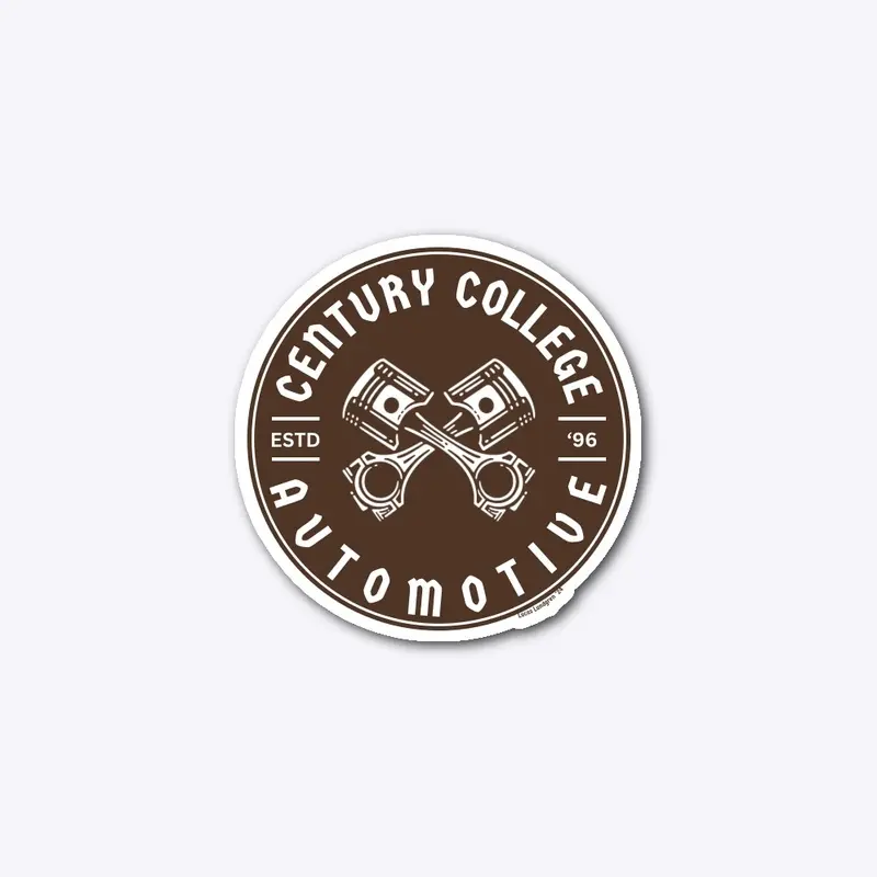 Century College Automotive Sticker